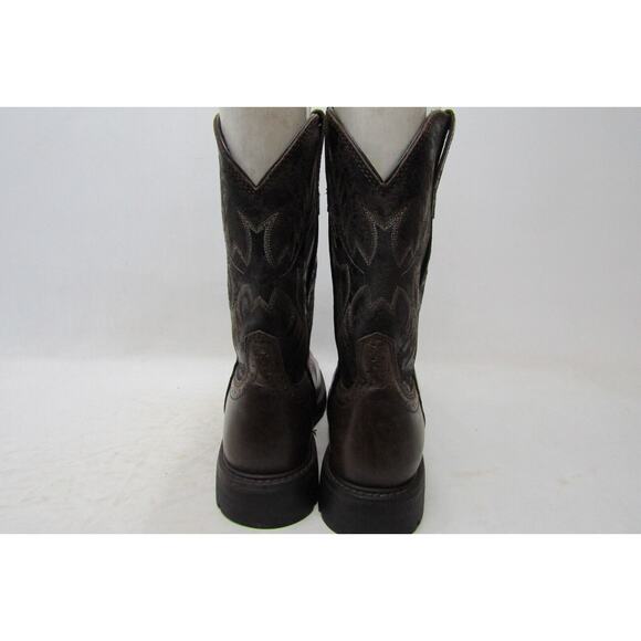 Ariat Mens Sz 13 D Brown Leather Cowboy Work Boots